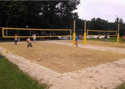 Woods volleyball courts