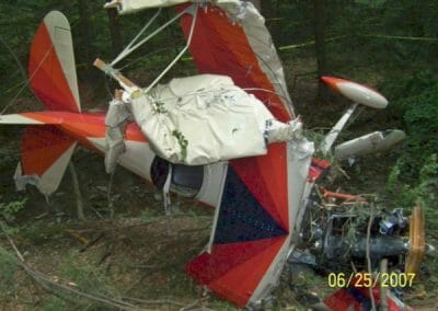 2007 Plane crash debris