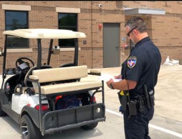 Golf cart cop