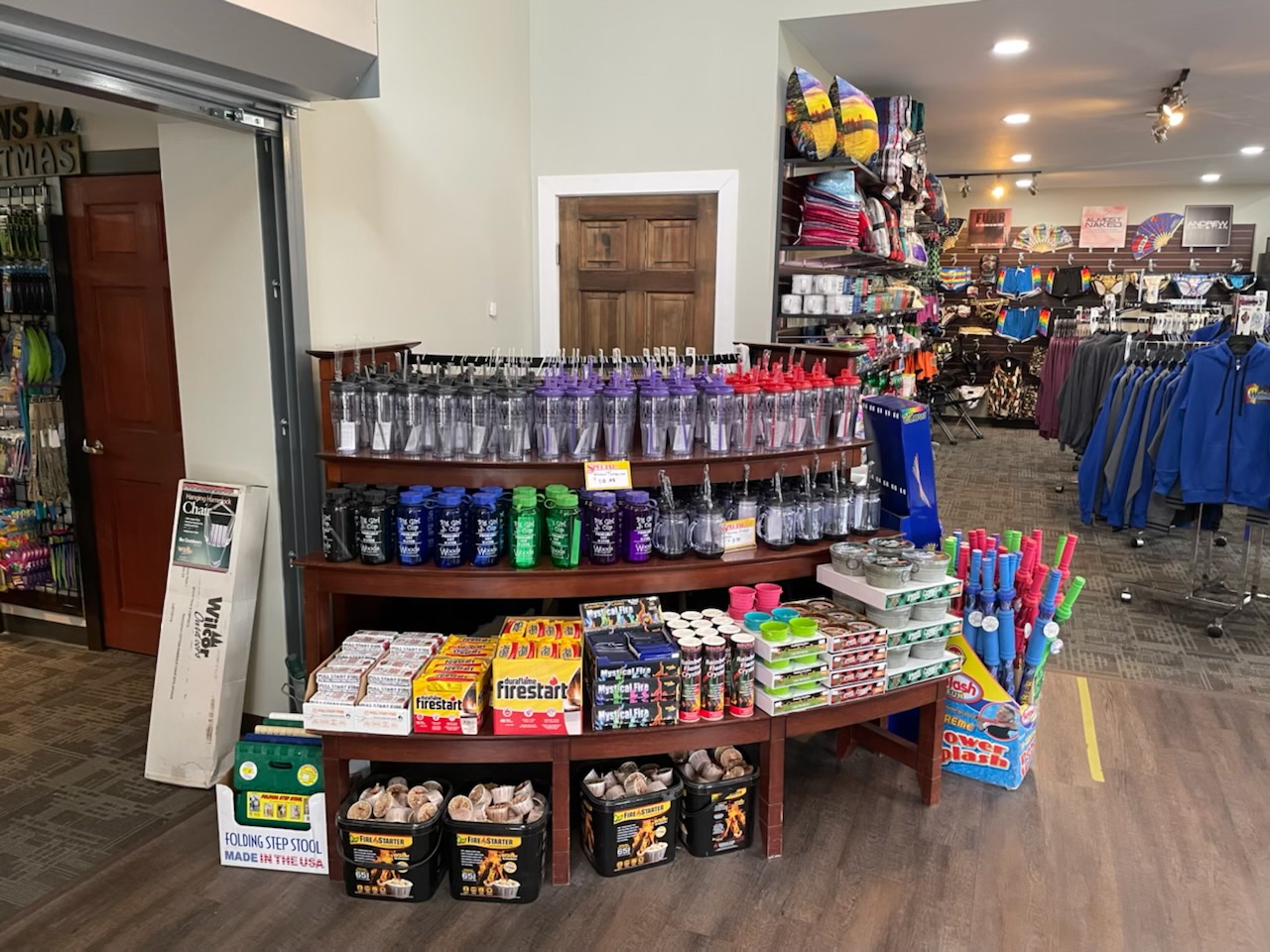 Woods cup display