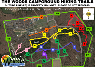 Hiking Trails map