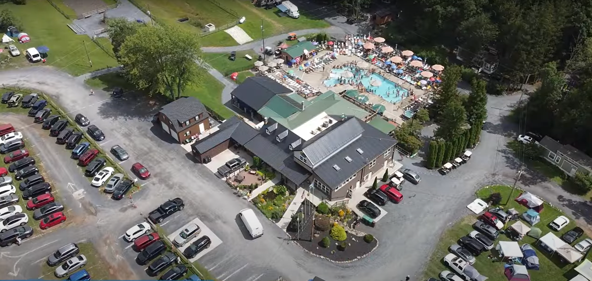 Clubhouse aerial photo