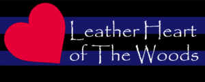 Leather Heart at The Woods logo