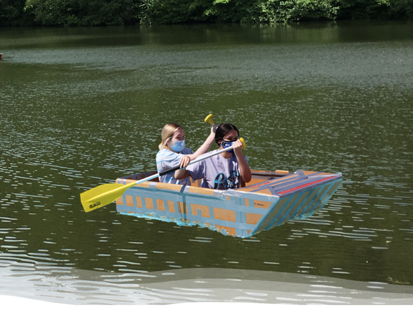 Cardboard Raft Race