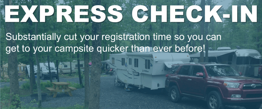 Express check-in banner