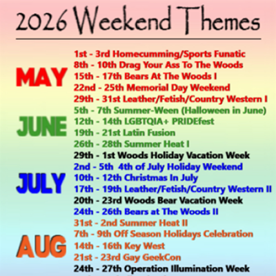 2026 Event Schedule Graphic