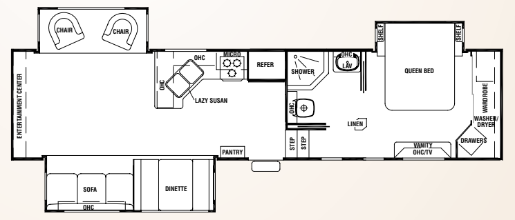 2009 Forest River floor plan