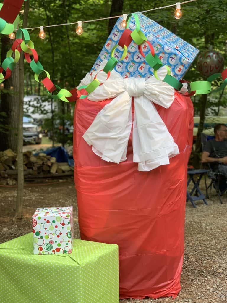Christmas in July decor
