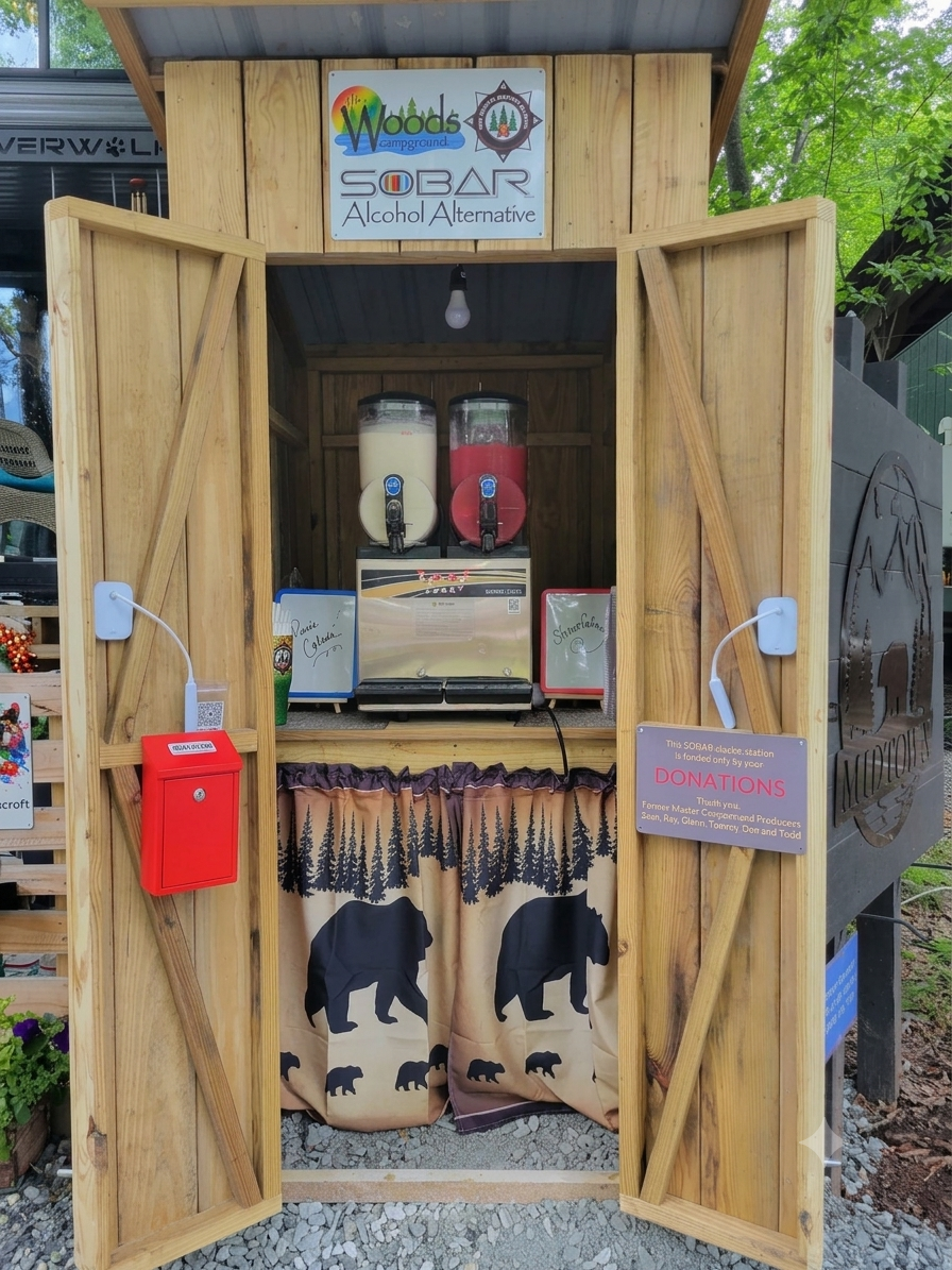 SOBAR slushy machine cabinet