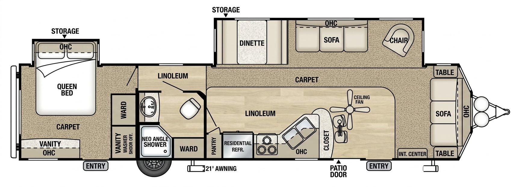 2012 Wildwood for sale, floorplan
